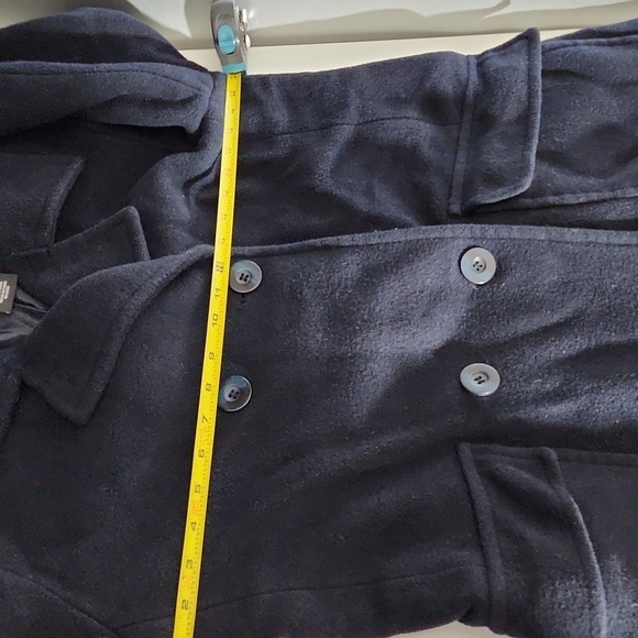 Apostrophe Womens jacket size 8 to 10  wool blend peacoat size 8/10 navy blue - Picture 9 of 12